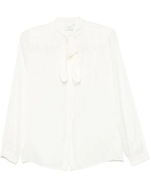 Andiata Pussy-Bow Blouse - White