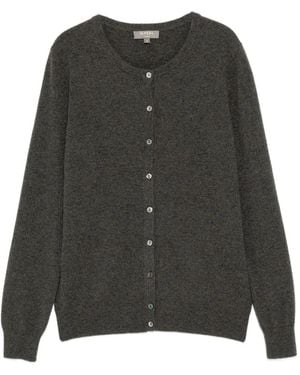 N.Peal Cashmere Olivia Cardigan - Grey