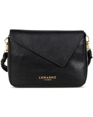 ERMANNO FIRENZE Bolso De Hombro Beatrice Asimétrico - Negro