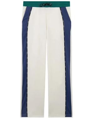 Gcds Colour-Block-Design Track Pants - Blue