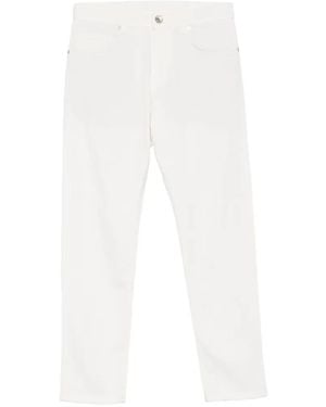 Eleventy Five-Pocket Jeans - White
