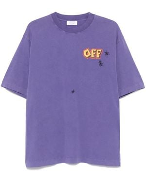 Off-White c/o Virgil Abloh Arrow Skate T-Shirt - Purple