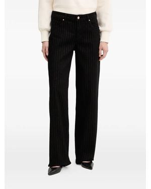 ARMANI EXCHANGE Pinstripe Jeans - Black