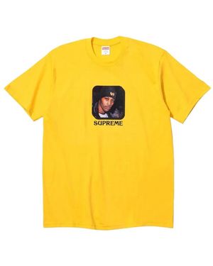 Supreme X Wu-Tang Clan Rza Printed T-Shirt - Yellow