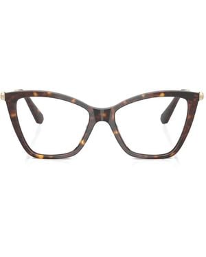 Swarovski Cat-Eye Glasses - Brown