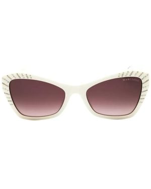MARCIANO BY GUESS Crystal-Embellished Cat-Eye Sunglasses - Pink