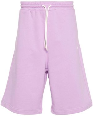 MSGM Drawstring Track Shorts - Purple