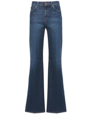 Dondup Faded Flared-Leg Jeans - Blue