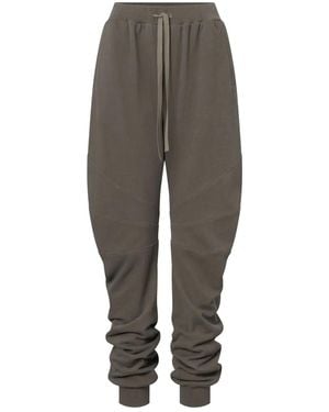 Elena Velez Panelled Drawstring Track Trousers - Grey