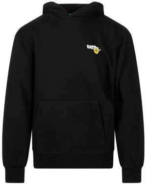 Barrow Graphic-Print Hoodie - Black