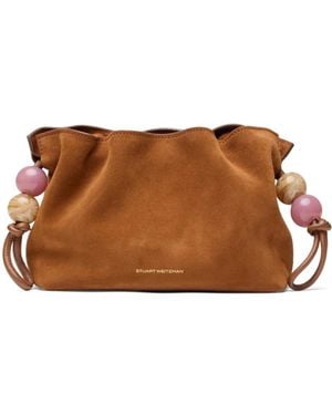 Stuart Weitzman Bolso De Mano Majorca Mini - Marrón