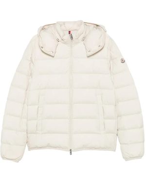 Moncler Hooded Quilted Jacket - White