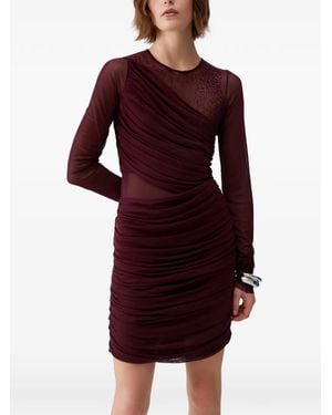 Liu Jo Jewel-Embroidered Tulle Dress