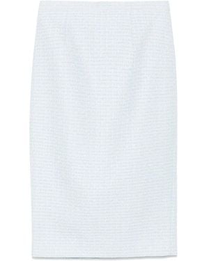 Roland Mouret ブークレ スカート - ホワイト