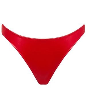 Maison Close Splash Thong Bikini Bottoms - Pink