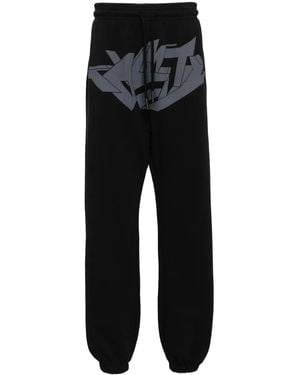 Marcelo Burlon グラフィック パンツ - ブラック