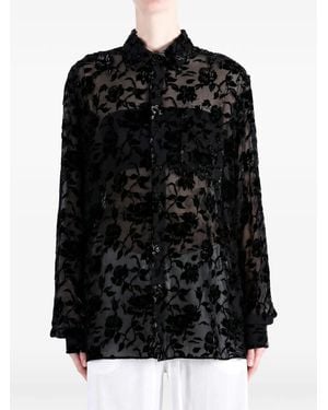 Ann Demeulemeester Elisabeth Blouse - Zwart