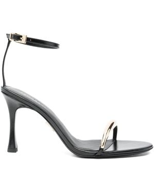 retroféte Sandalias Fawny de 90 mm - Metálico