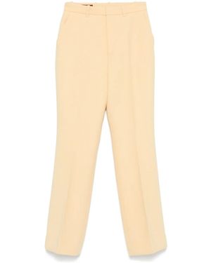 Gucci クレープ パンツ - ナチュラル