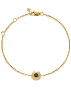 Monica Vinader 18Kt Vermeil September Birthstone Bracelet - Metallic