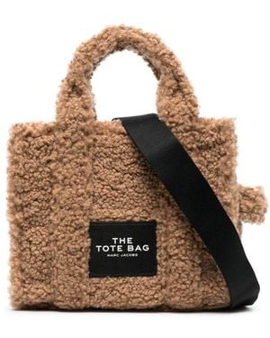 Marc Jacobs Mini The Tote Faux-fur Bag - Brown