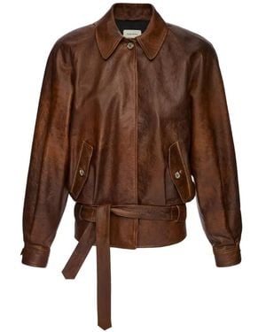 Magda Butrym Belted Jacket - Brown