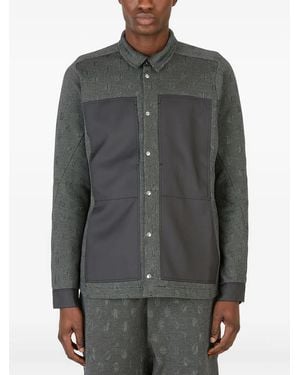 BYBORRE Camicia Con Trama - Grigio