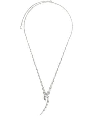 Shaun Leane Hook Pendant Necklace - Metallic
