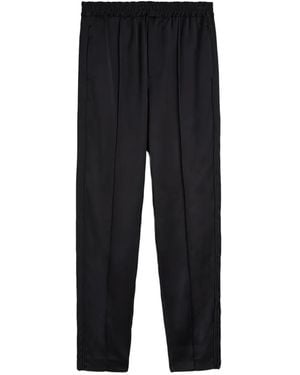 Jil Sander Zip-Hem Trousers - Black