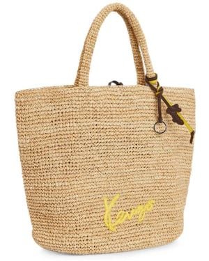 KENZO Großer Barket Signature Tote Bag Mit Stickerei