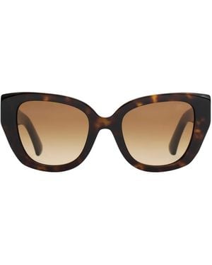 Burberry Cotswolds Cat-Eye Sunglasses - Brown