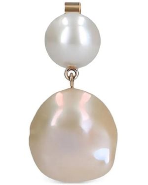 Sophie Bille Brahe Venus パール ピアス 14kイエローゴールド - ホワイト