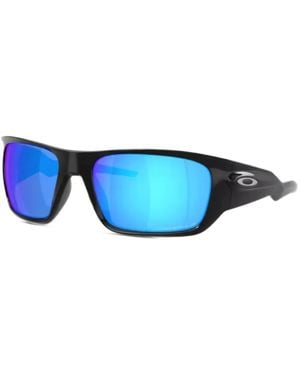 Oakley Sculpted Arms Mirrored Lenses - Blue