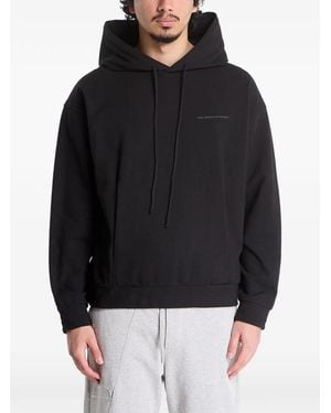 Post Archive Faction PAF Logo-Detail Hoodie - Black