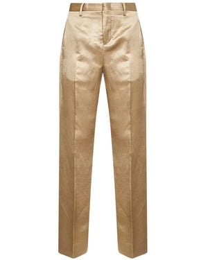 Briglia 1949 Lutetia Straight-Leg Trousers - Natural
