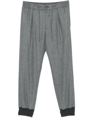 Tagliatore Drawstring-Waist Pants - Gray