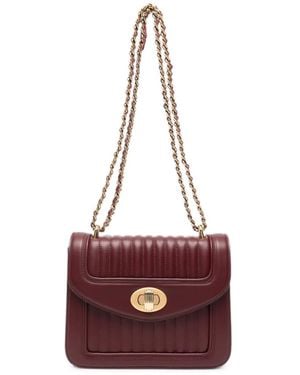 Delage Gesteppte Schultertasche - Lila