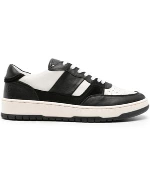 Collegium Pillar Alpha Leather Trainers - Black