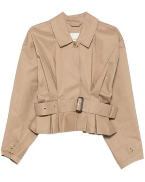 Viktor & Rolf Veste Ceinturée À Basque - Neutre