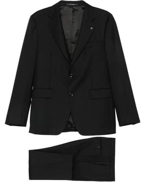 Tagliatore Single-Breasted Tailored Suit - Black