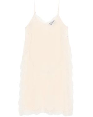 Mes Demoiselles Lace V-Neck Top - White