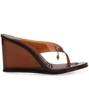 Melissa Nabeela Wedge Sandals - Brown