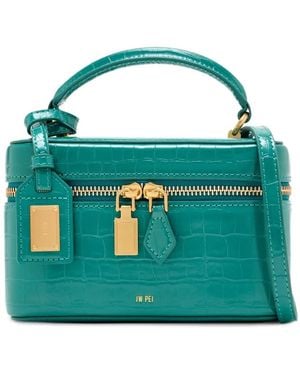 JW PEI Bandolera Con Efecto De Piel De Cocodrilo - Verde