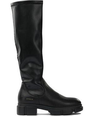 COPENHAGEN Platform Boots - Black
