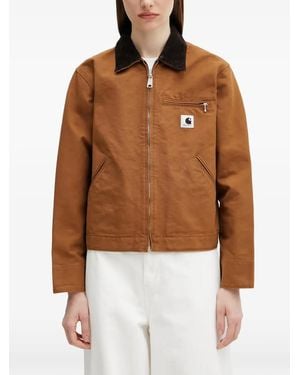 Carhartt Og Detroit Zip-Up Jacket - Brown