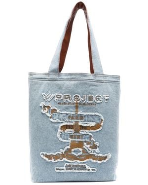 Yproject best paris デニムトートバッグ（Heritage Leather