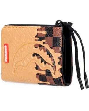 Sprayground Cartera Henny Melt A Cuadros - Naranja