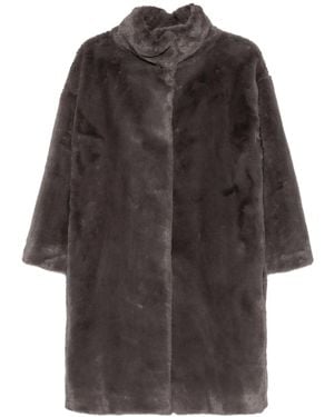 Herno Single-Breasted Coats - Gray
