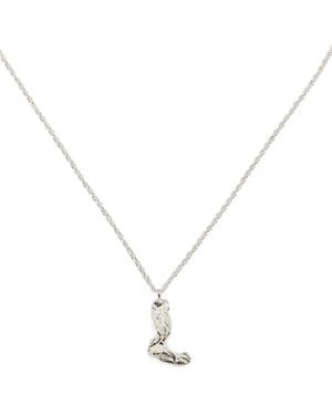 Loveness Lee L Alphabet Necklace - Metallic