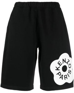 KENZO Bermudas Boke Flower - Negro